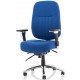 Barcelona Fabric Heavy Duty Office Chair - 158KG Rated 24 Hour Use